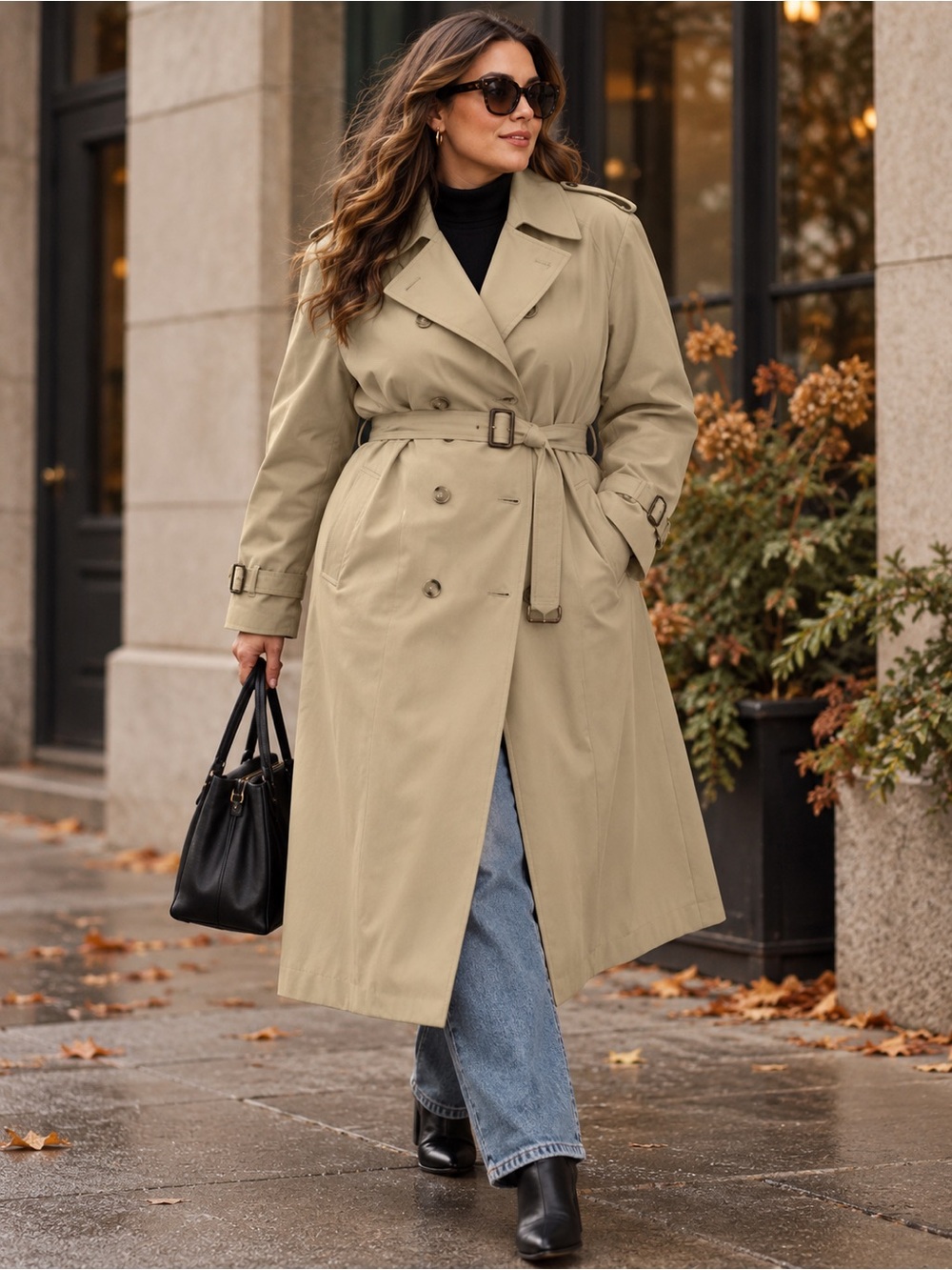 Vintage 1970s/80s London Fog Maincoat Trench Coat 42R Removable Liner RARE